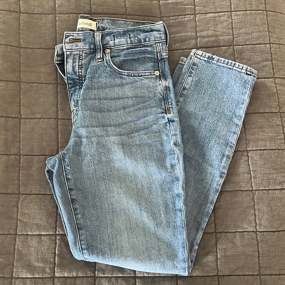Madewell 9” high rise skinny jeans